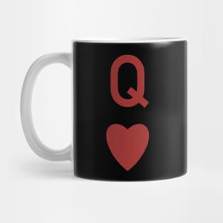 Queen of Hearts Card Mug